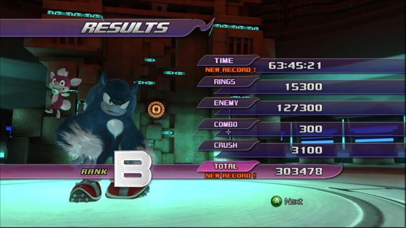 captura de tela de sonic unleashed